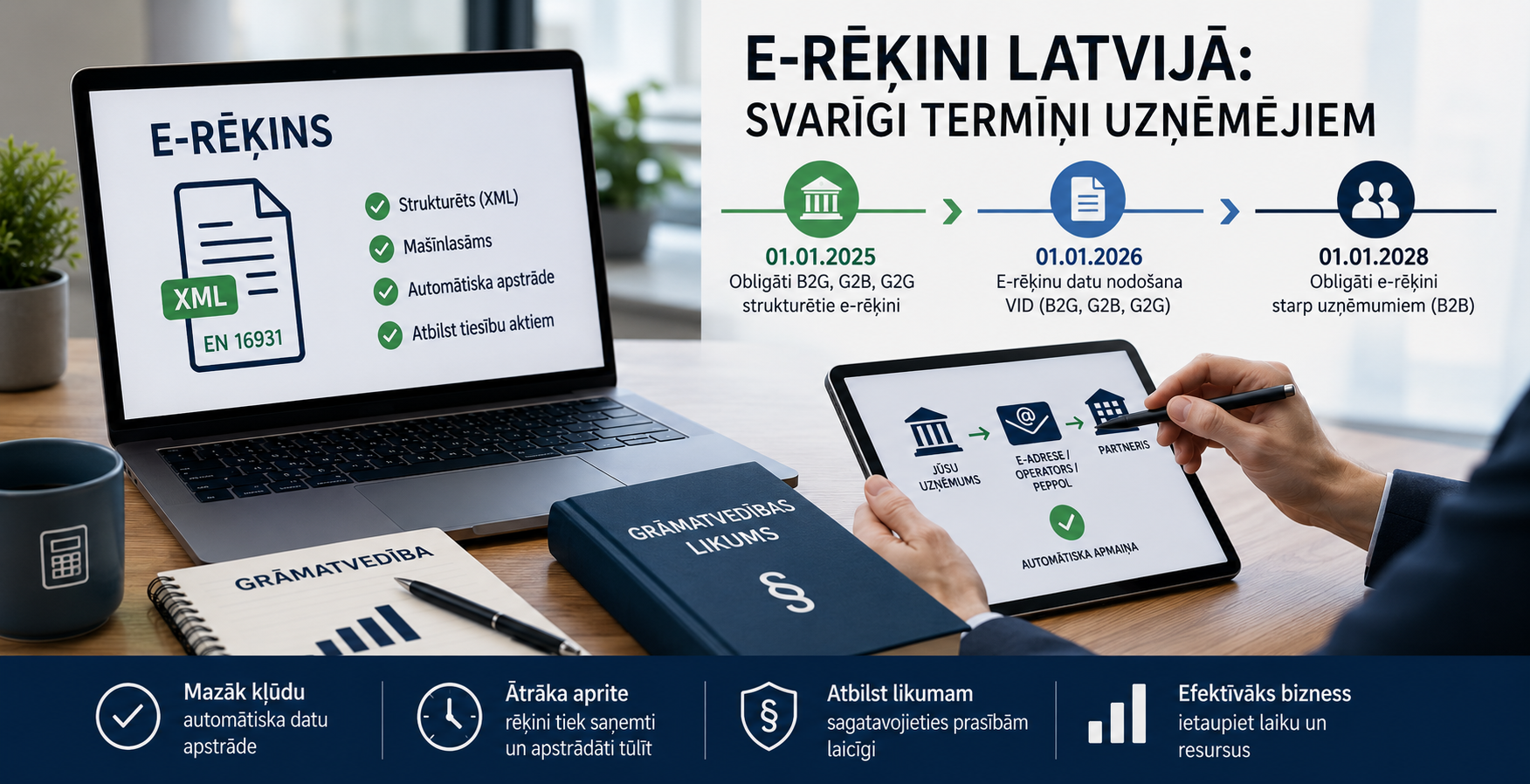 Digitālie grāmatvedības noteikumi Latvijā: ceļvedis jaunajiem uzņēmējiem