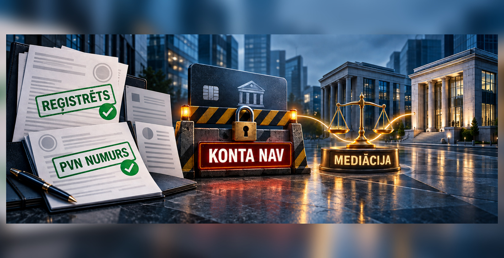Company registered and VAT number issued, but no account: Latvijas Banka opens MiTek Industries mediation