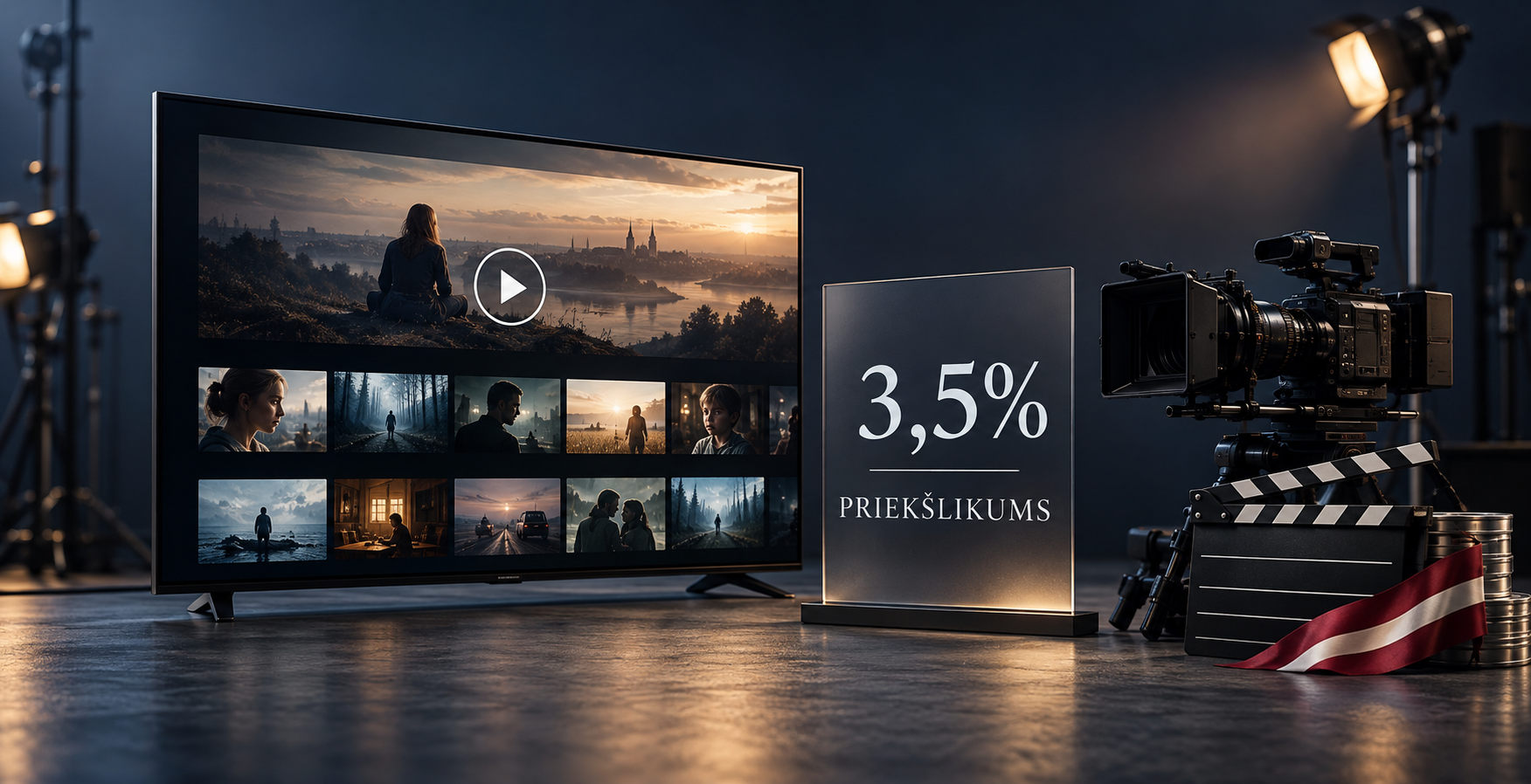 “Netflix nodoklis” nav atcelts: ko patiesībā nozīmē 3,5% prasība straumēšanas platformām?